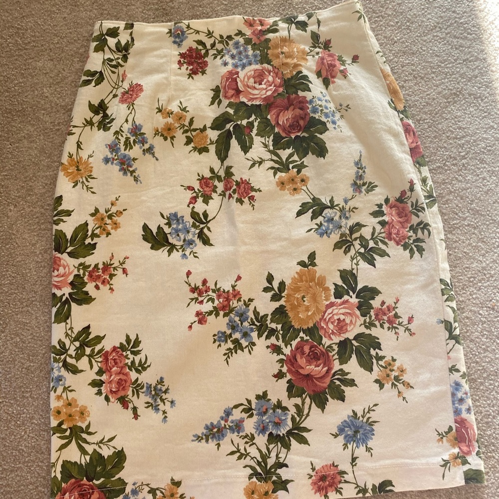 Vintage Jou Jou floral skirt